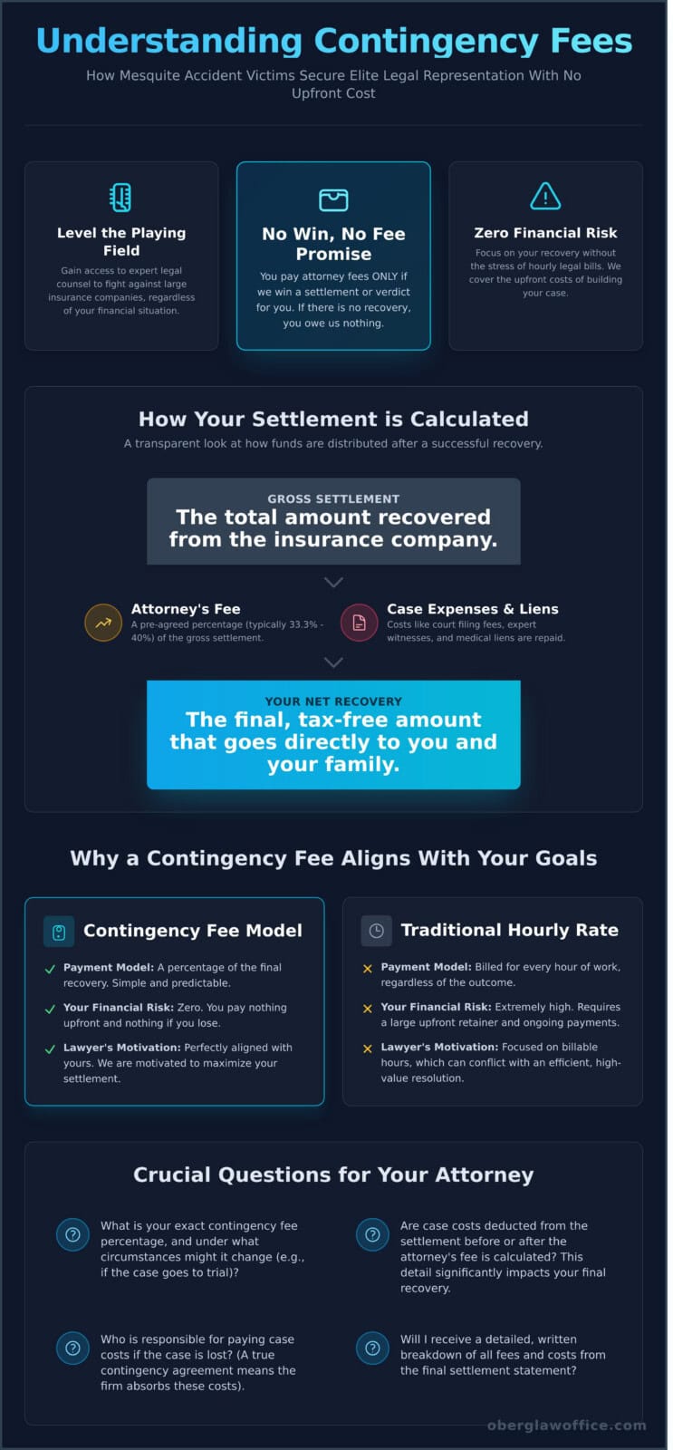 Contingency Fee Lawyer in Mesquite: Quality Legal Help With $0 Upfront