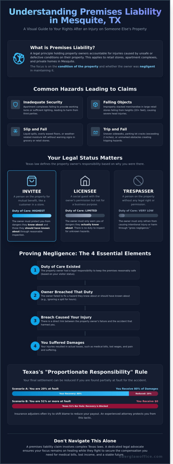 Premises Liability in Mesquite: Your Guide to Property Injury Claims in 2026