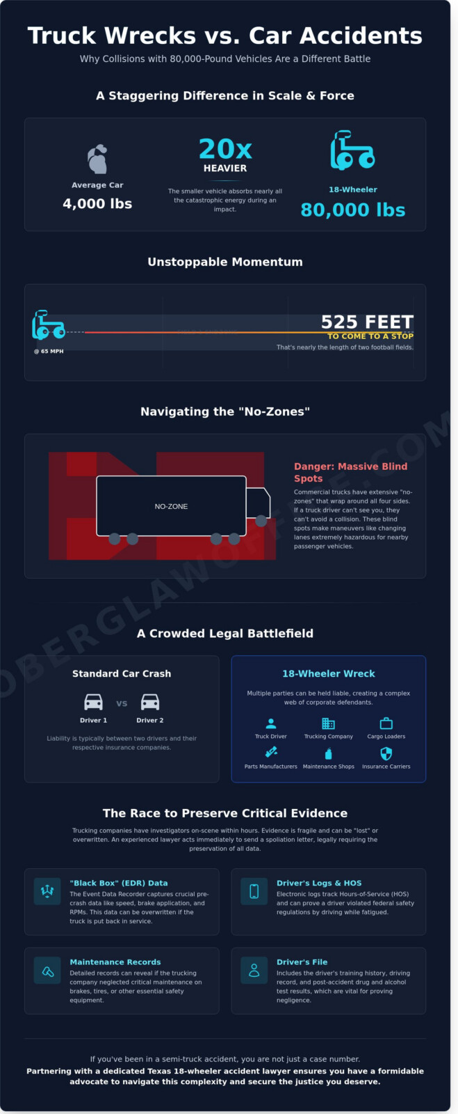 Texas 18 Wheeler Accident Lawyer: Protecting Your Rights After a Big Rig Crash - Infographic