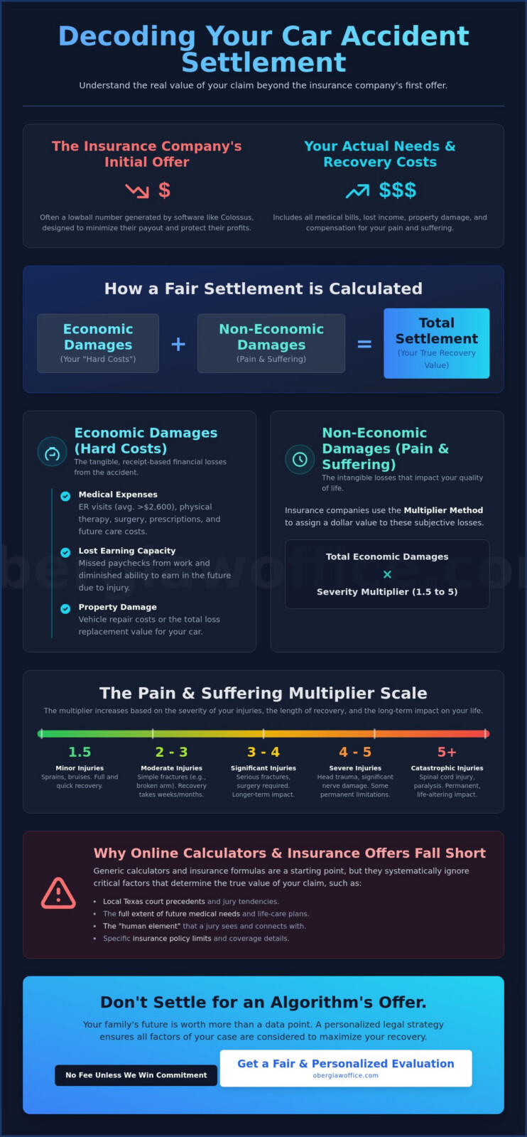 Car Accident Settlement Calculator: How to Estimate Your Claim Value in 2026