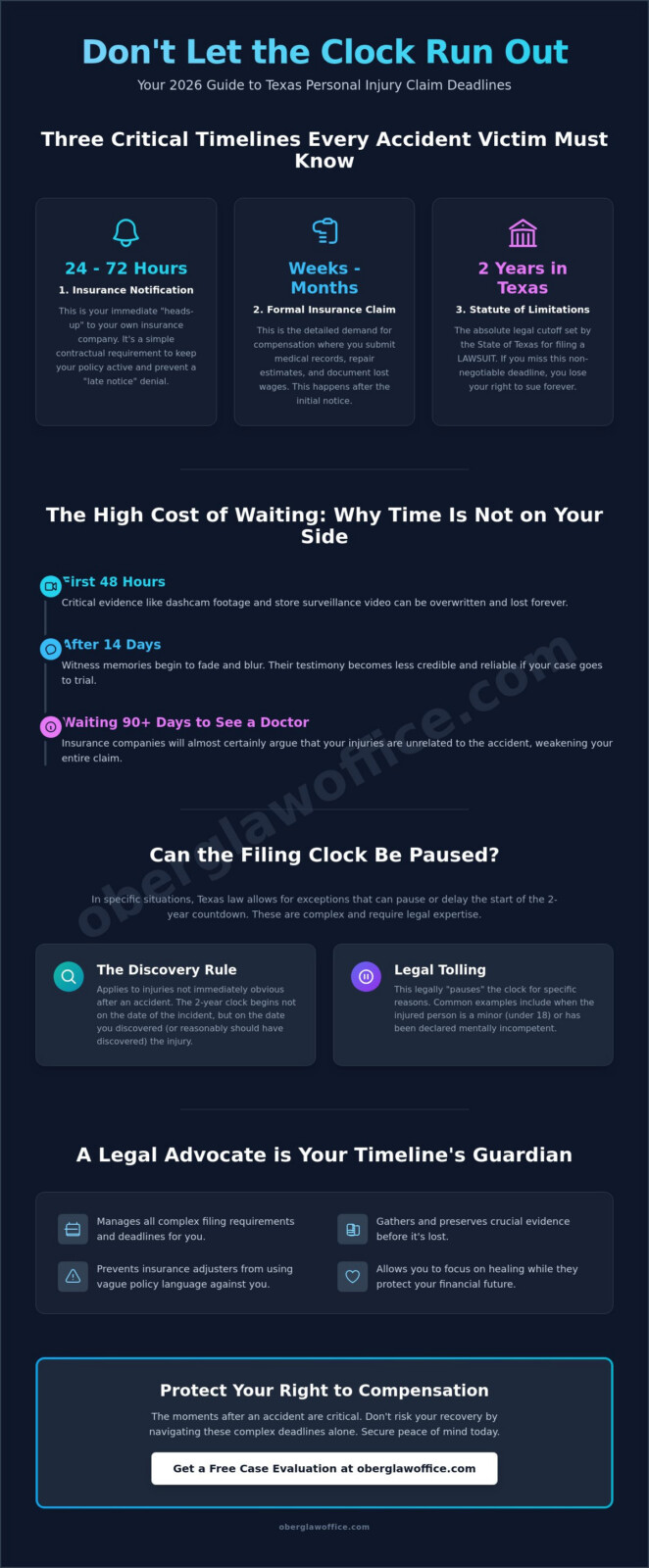 How Long After an Accident Do You Have to File a Claim? (2026 Legal Guide)