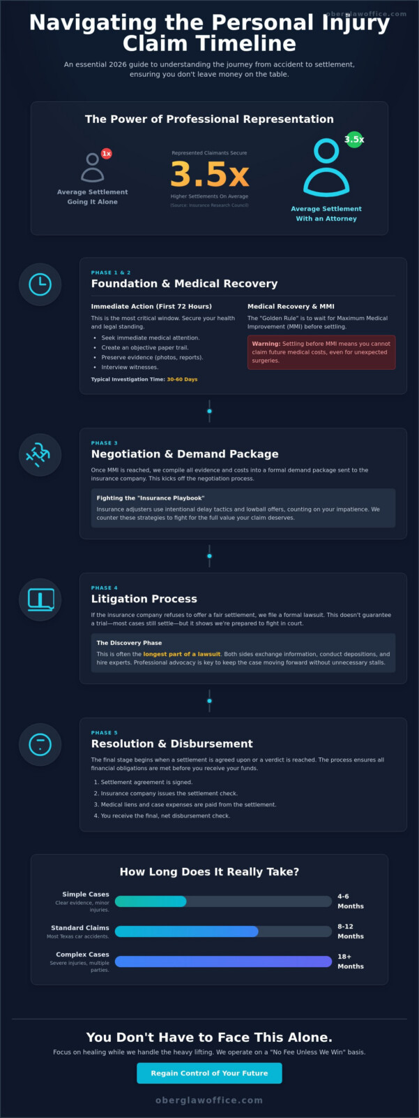 Personal Injury Claim Process Timeline: A Comprehensive 2026 Guide