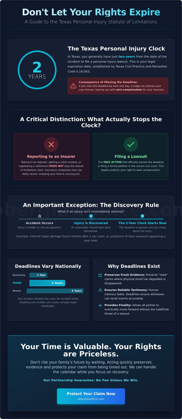 Statute of Limitations for Personal Injury: Your 2026 Guide to Filing Deadlines