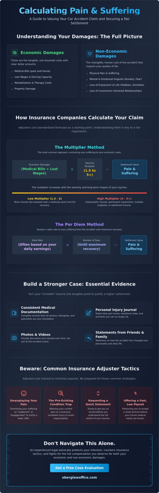 How to Calculate Pain and Suffering from a Car Accident: A 2026 Guide