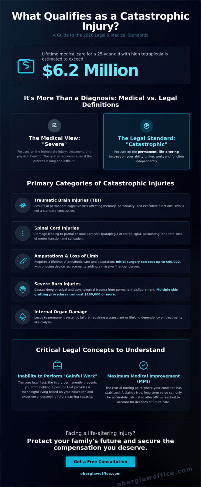 What Qualifies as a Catastrophic Injury? A Comprehensive Legal Guide (2026)