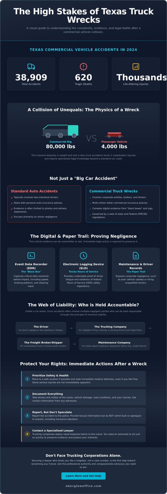 Truck Accident Lawyer Texas: Protecting Your Rights After a Commercial Wreck