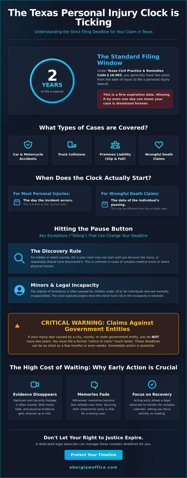 Personal Injury Statute of Limitations in Texas: Your 2026 Guide to Legal Deadlines
