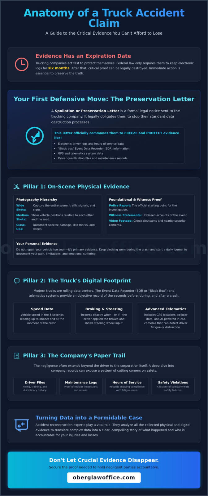 What Evidence Is Needed for a Truck Accident Claim? A 2026 Legal Guide
