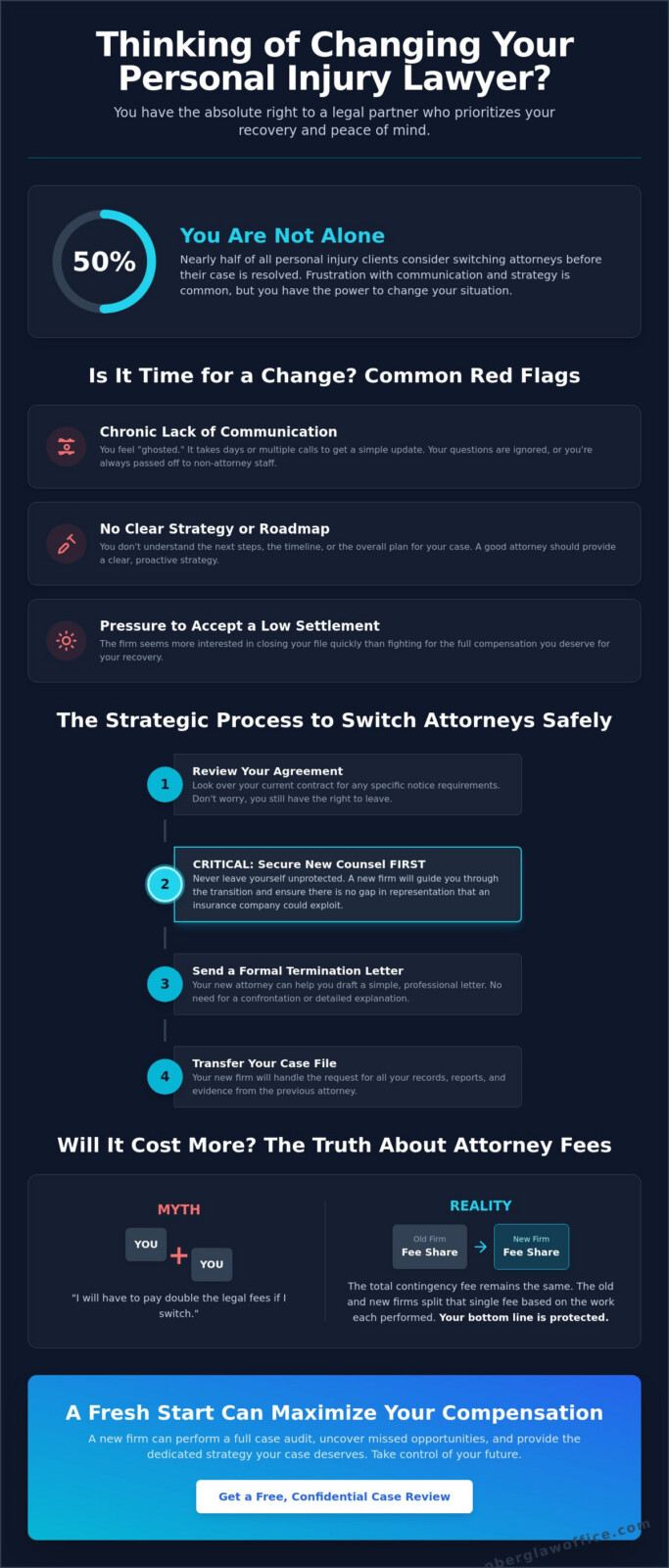 How to Fire Your Personal Injury Lawyer: A Strategic Guide to Switching Counsel