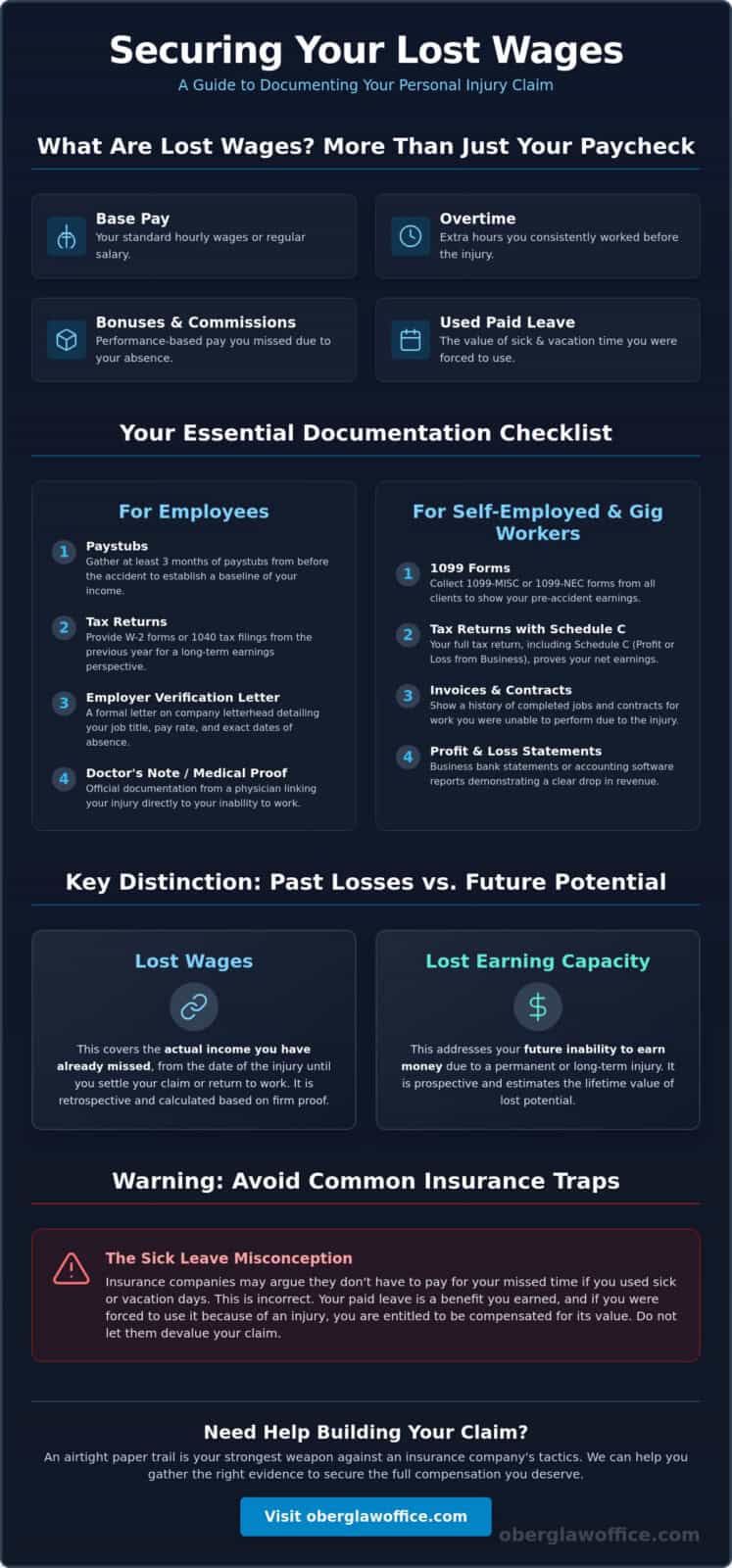 How to Document Lost Wages for a Personal Injury Claim: A 2026 Guide