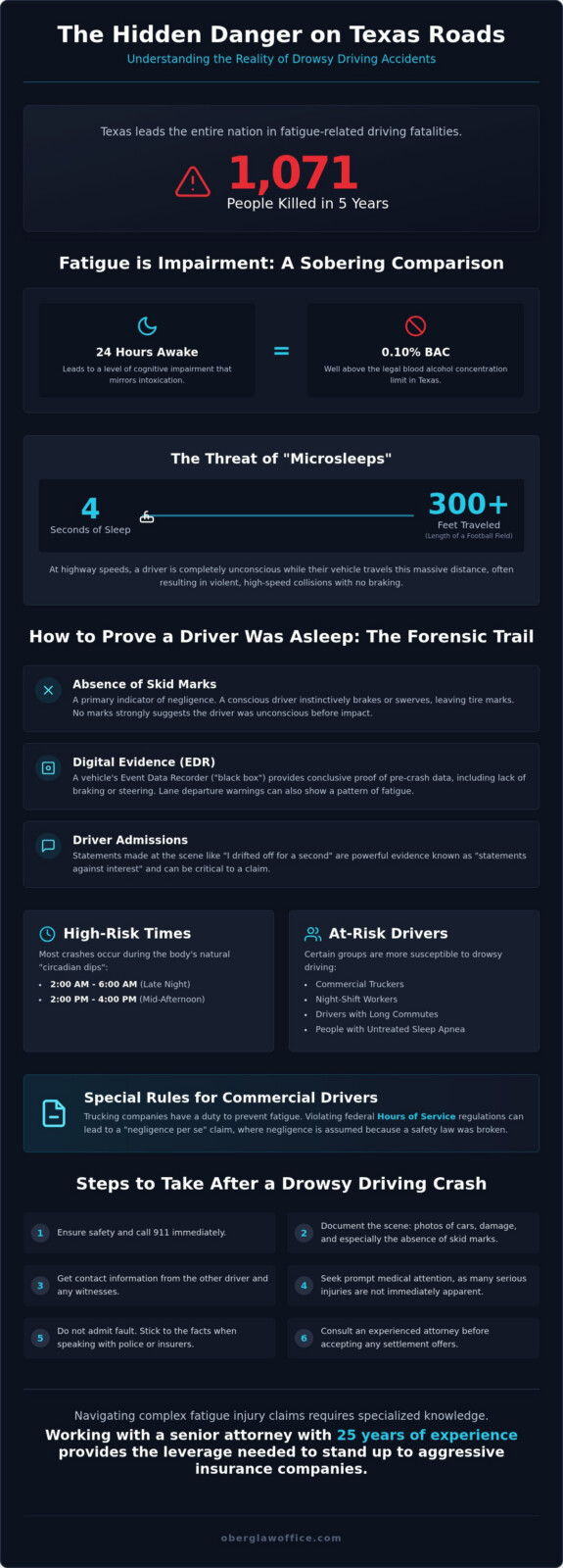 Drowsy Driving Accident Lawyer Mesquite: Seeking Justice After a Fatigue-Related Crash