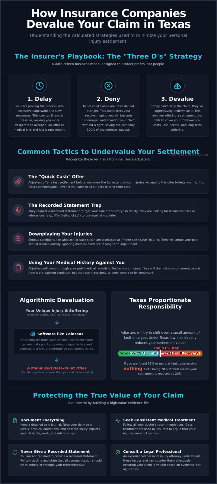 How Insurance Companies Devalue Claims in Texas: A 2026 Guide to Protecting Your Recovery