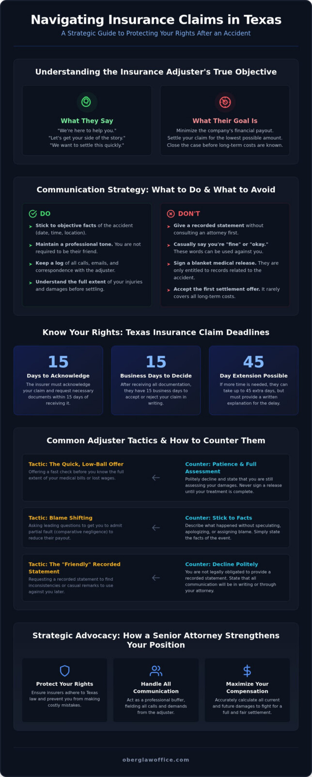 Dealing with Insurance Adjusters After an Accident in Texas: Your 2026 Guide to Fairness