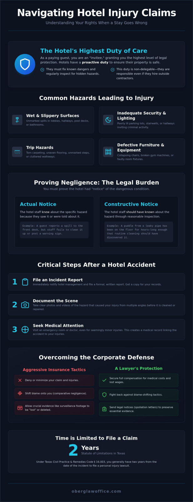 Hotel Injury Lawyer Mesquite: Your 2026 Guide to Premises Liability Claims