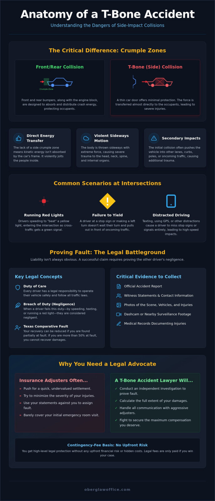 T-Bone Accident Lawyer Mesquite: Your Guide to Side-Impact Collision Claims (2026)