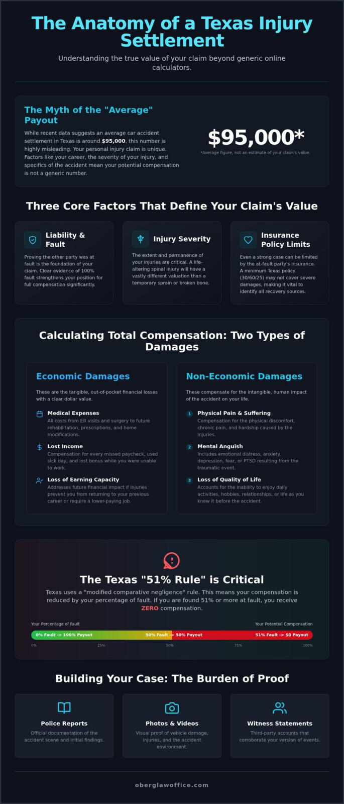 How Much Is My Personal Injury Claim Worth in Texas? (2026 Guide)